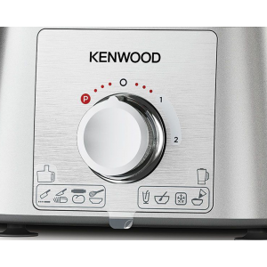 Kenwood FDP65.820SI Πολυμίξερ 1000W με Κάδο 3lt και Κανάτα Μπλέντερ Ασημί