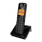 Alcatel S280 Μαύρο Ασύρματο Τηλέφωνο με Aνοιχτή Aκρόαση 