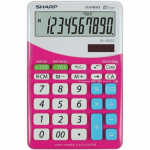 Sharp EL-M332  Αριθμομηχανή Λογιστική 10 Ψηφίων σε Ροζ Χρώμα