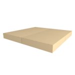 Folding mattress for the WALLBARZ gymnastic wall bar