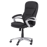 Προεδρική καρέκλα Carmen 6156 - μαύρο LUX,Υλικό PU/Πολυπροπυλένιο ,65εκ.x 69εκ.x 111-121εκ.