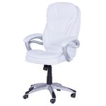 Προεδρική καρέκλα Carmen 6156 - λευκή,Υλικό PU/Πολυπροπυλένιο ,65εκ.x 69εκ.x 111-121εκ.
