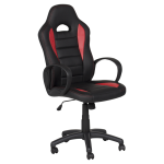 Καρέκλα gaming Carmen 7501 - μαύρο-κόκκινο,Υλικό PU-Πολυπροπυλένιο 58εκ.x 63εκ.x 111-121εκ.