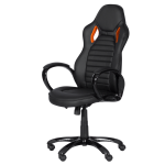 Καρέκλα gaming Carmen 7502 - μαύρο-πορτοκαλί,Υλικό PU-Πολυπροπυλένιο 62εκ.x 66εκ.x 119-129εκ.