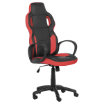 Καρέκλα gaming Carmen 7510 - μαύρο-κόκκινο,Υλικό PU-Πολυπροπυλένιο 60εκ.x 61εκ.x 119-129εκ.