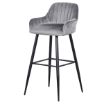 Bar chair Carmen 3083 - grey x 51 cm  45 cm 