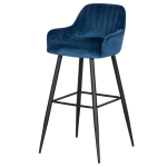 Bar chair Carmen 3083 - blue x 51 cm  45 cm 