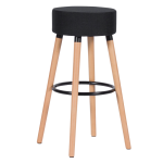 Bar chair Carmen 4025 - black 53 cm 