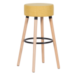 Bar chair Carmen 4025 - yellow 53 cm 
