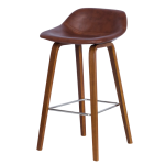Bar chair Carmen 3088 - walnut - sparkling brown x 48 cm  48 cm 