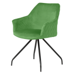  Καρέκλα τραπεζαρίας KENDAL - ανοιχτό πράσινο BF 2, Υλικό Ύφασμα-Μέταλλο 58εκ.x 54εκ.x 81εκ.