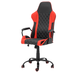 Καρέκλα gaming Carmen 6310 - μαύρο - κόκκινο,Υλικό PU-Μέταλλο,61εκ.x 62εκ.x 116-125εκ.