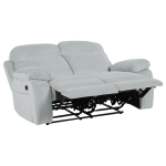Ηλεκτρικός ανακλινόμενος καναπές 2θέσιος SELENA LUX - Ανοιχτό γκρι MISS 25,Υφασμα/Ξύλο,Μέταλλο,161εκ.x 100εκ.x 103εκ.