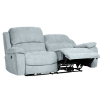 Ηλεκτρικός ανακλινόμενος καναπές 3θέσιος GEYA LUX - ανοιχτό γκρι MISS 25,Υφασμα-Ξύλο / Μέταλλο ,208εκ.x 101εκ.x 106εκ.