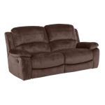 Ανακλινόμενος καναπές 3θέσιος ΓΕΥΑ - σοκολάτα Α.Δ,Ύφασμα - Ξύλο/Μέταλλο,208εκ.x 101εκ.x 106εκ.