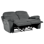 Ηλεκτρικός ανακλινόμενος καναπές 2θέσιος SELENA LUX - σκούρο γκρι MISS 58,Υφασμα/Ξύλο / Μέταλλο 161εκ.x 100εκ.x 103εκ.