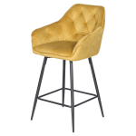 Bar chair LAZIO - yellow x 54 cm  51 cm 