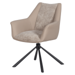 Dining chair TEMPE - latte x 67 cm  70 cm 