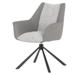 Dining chair TEMPE - light grey x 67 cm  70 cm 