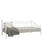 Κρεβάτι AUDREY Μεταλλικό Sandy White 210x99x91cm (200x90cm) 1τεμ