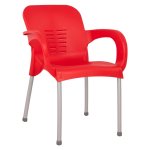 Καρέκλα Κήπου Eco Κόκκινο Ανακυκλωμένο PP 60x50x80xcm 1τεμ