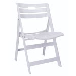 Καρέκλα Κήπου Πτυσσόμενη Λευκό PP 48x51x79cm 1τεμ