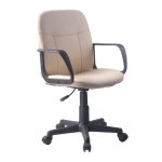 Καρέκλα Γραφείου ABA Μπεζ PVC 53x49x85-97cm 1τεμ