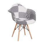 Καρέκλα ArteLibre FALKON Patchwork Ύφασμα/Ξύλο 62x59x82cm 1τεμ