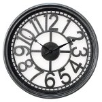 Ρολόι Τοίχου ArteLibre Ασημί Πλαστικό Φ50.7x5.2cm 1τεμ