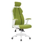 Καρέκλα Γραφείου ArteLibre ZHNOBIA Πράσινο/Λευκό 63x67.5x120-128cm 1τεμ