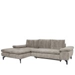 Καναπές Κρεβάτι Γωνιακός ArteLibre Αριστερή Γωνία BANDERA Ανοιχτό Γκρι 263x168x84cm 1τεμ