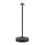 Επιτραπέζιο Φωτιστικό ArteLibre LED Φορητό ANGELINA Μαύρο Αλουμίνιο/Μέταλλο 10.5x10.5x30cm 1τεμ