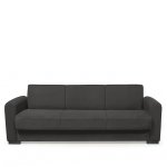 Καναπές Κρεβάτι Τριθέσιος ArteLibre HOMER Ανθρακί 226x78x78cm 1τεμ