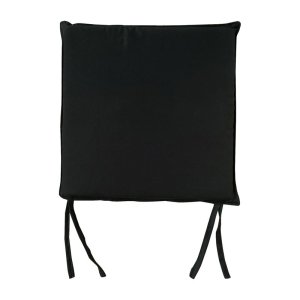 SALSA Μαξιλάρι καρέκλας (2cm) Μαύρο Ε241,Μ1 από Ύφασμα  1τμχ