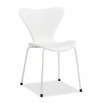 Καρέκλα Abee pakoworld PP-μέταλλο χρώμα λευκό 1τεμ