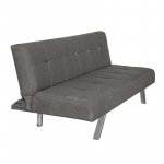 Καναπές-κρεβάτι Duana pakoworld 3θέσιος ύφασμα γκρι 180x83x82εκ 1τεμ