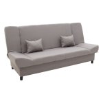 Kαναπές-κρεβάτι Tiko pakoworld 3θέσιος με αποθηκευτικό χώρο ύφασμα γκρι 200x85x90εκ 1τεμ