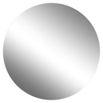 Καθρέπτης Lorida pakoworld λευκό 90x2.2x90εκ 1τεμ