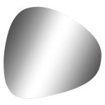 Καθρέπτης Wiley pakoworld λευκό 105x2.2x85εκ 1τεμ