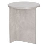 Βοηθητικό τραπέζι Camila pakoworld cement Φ40x48εκ 1τεμ