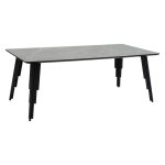 Τραπέζι σαλονιού Lifo pakoworld MDF ανθρακί cement-μαύρο 120x60x45εκ 1τεμ
