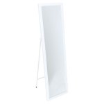 Καθρέπτης δαπέδου PWD-0112 pakoworld polyresin-γυαλί λευκό 39x35.5x125εκ 1τεμ