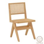 Καρέκλα Brenin pakoworld φυσικό rubberwood 45x56x82εκ 1τεμ