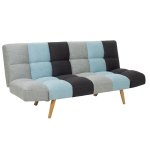 Καναπές - κρεβάτι 3θέσιος Freddo pakoworld με ύφασμα πολύχρωμο 182x81x84εκ 1τεμ