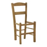 Καρέκλα καφενείου επιλοχία Syros pakoworld καρυδί ξύλο 42x40x89εκ 1τεμ