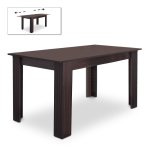 Τραπέζι Arturo Megapap μελαμίνης επεκτεινόμενο χρώμα wenge 138/178x80x74εκ. 1τεμ