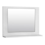 Καθρέφτης μπάνιου Devlin Megapap από μελαμίνη χρώμα λευκό 60x10x45εκ. 1τεμ