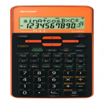 Sharp EL509TSBYR Αριθμομηχανή Λογιστική 12 Ψηφίων πορτοκαλί-μαύρο