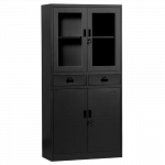 Μεταλλικό ντουλάπι Carmen CR-1247 L SAND - μαύρο