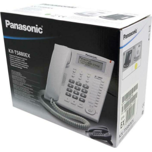 Panasonic KX-TS880 Ενσύρματο Τηλέφωνο Γραφείου Λευκό